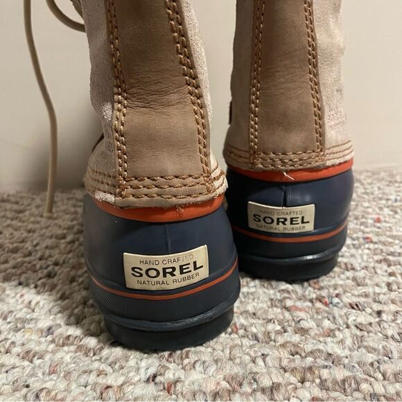 Sorel Joan Of Arctic Tan Waterproof Lined Shearling Winter Boots- Size 7 - Picture 5 of 12